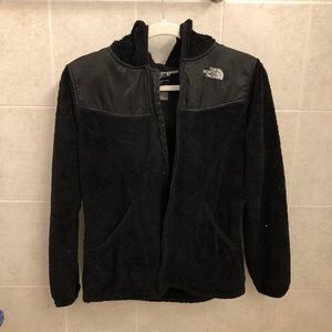 North face fuzzy jacket